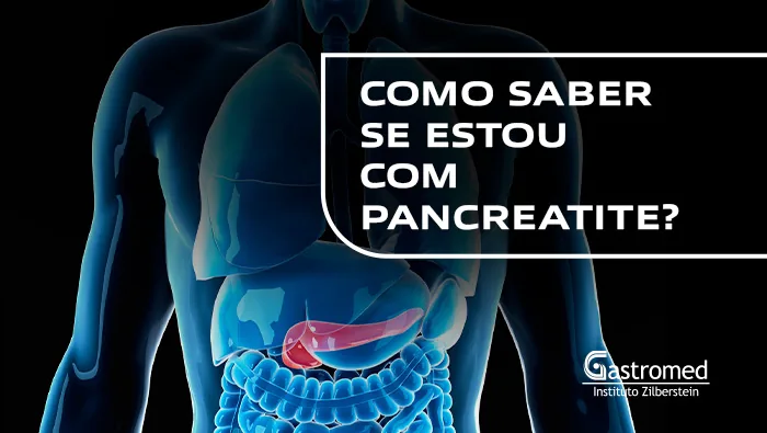 Imagem ilustra a parte interna do corpo humano, destacando o pâncreas.